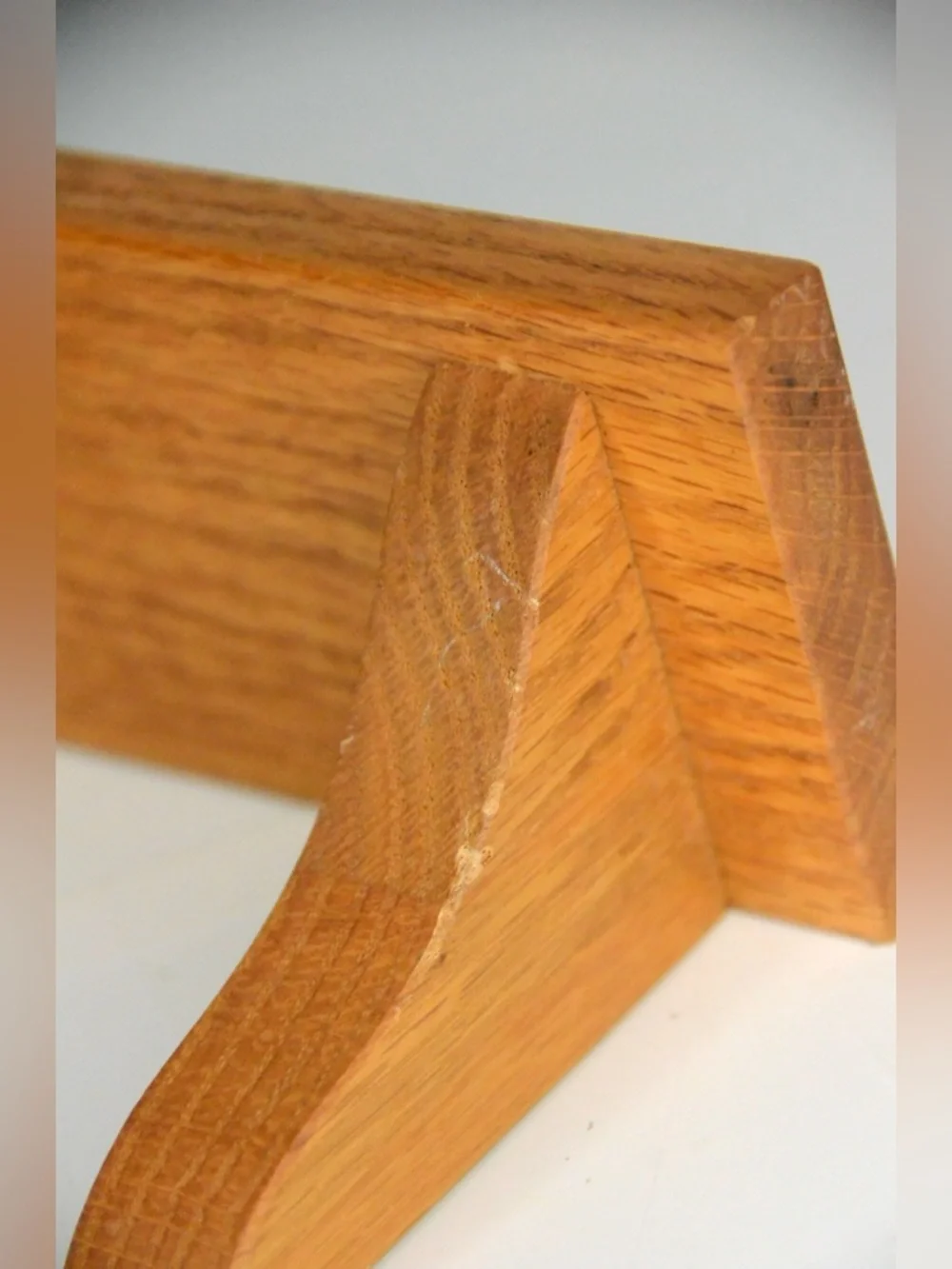 Vintage Orange Tone Mini Wood Wall Mounted Display Shelves